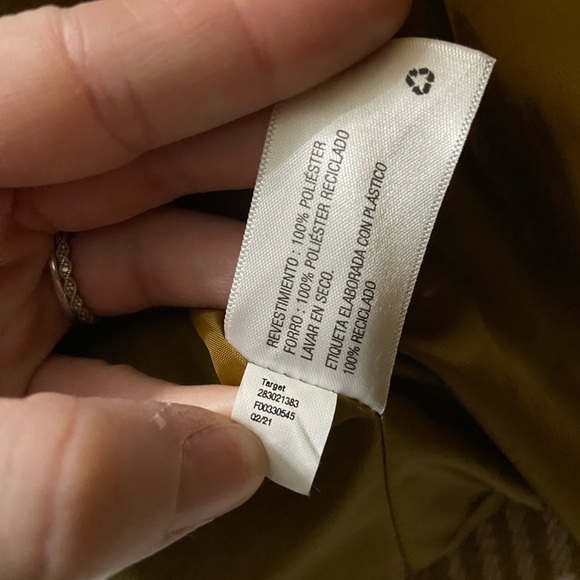 A New Day Target Pea Plaid Coat in Light Pink & Brown (M) - Picture 11 of 11